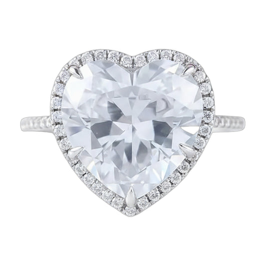 6.7 ct White Heart