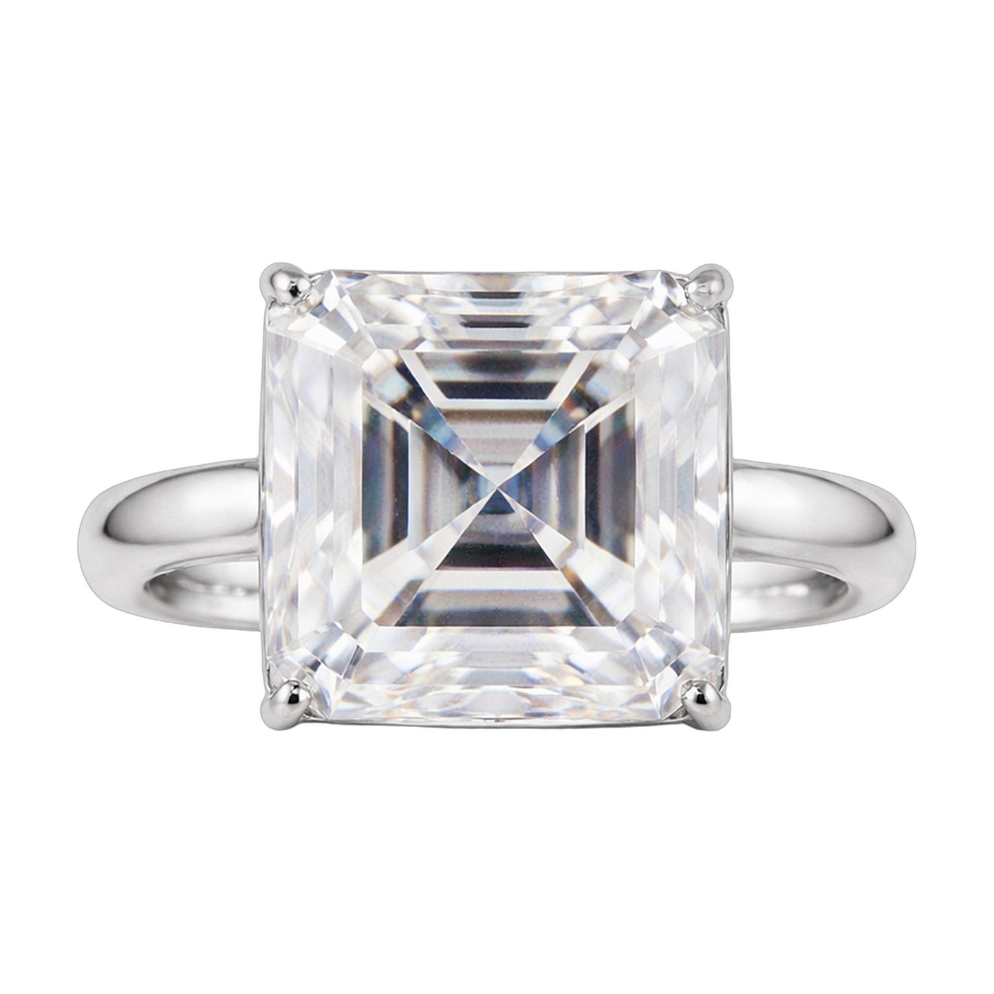 5.74 ct White Asscher