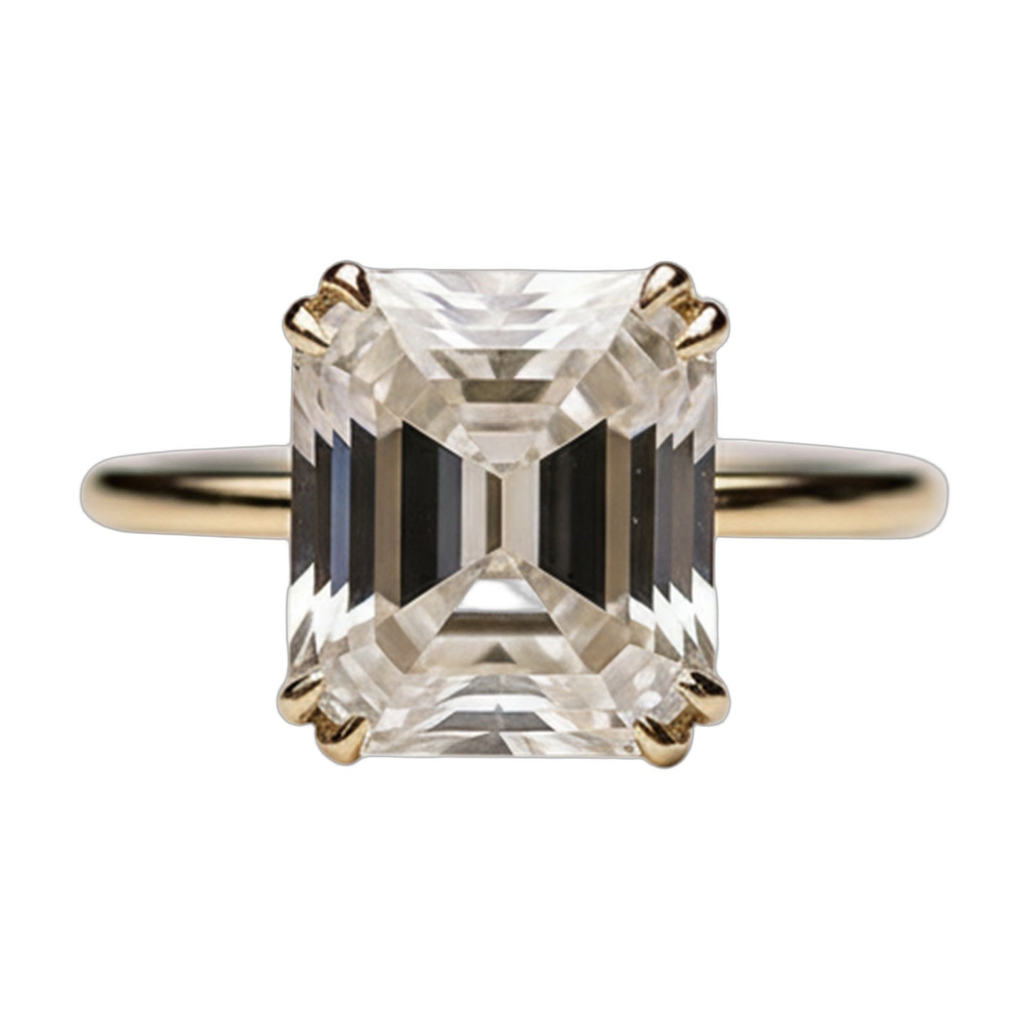 6.3 ct White Asscher
