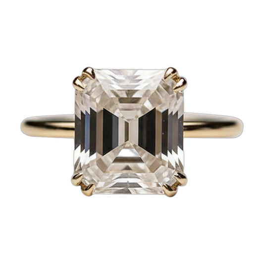 6.3 ct White Asscher