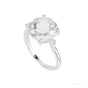 9.00 ct DEW Certified White Moissanite Solitaire Ring – Anniversary Gift for Wife 18K G 18K Gold Plated