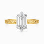 IGI Certified Lab Grown Diamond Fancy-Cut Ring — Solid 14K and 18K Gold