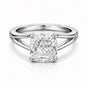 IGI Certified Lab Grown Diamond Cushion-Cut Ring — Solid 14K and 18K Gold