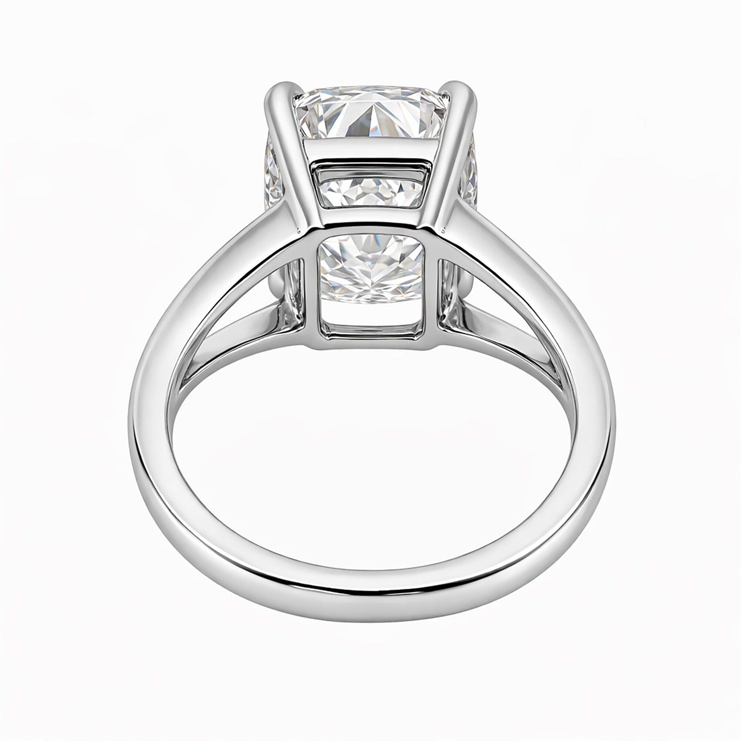 IGI Certified Lab Grown Diamond Cushion-Cut Ring — Solid 14K and 18K Gold
