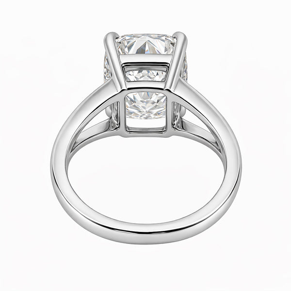IGI Certified Lab Grown Diamond Cushion-Cut Ring — Solid 14K and 18K Gold