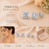 Lab Grown Diamond Accent Round Stud Earrings — Solid 14K / 18K Gold