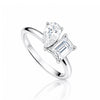 IGI Certified Lab Grown Diamond Emerald-Cut Ring — Solid 18K Gold