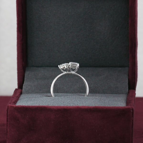 IGI Certified Lab Grown Diamond Emerald-Cut Ring — Solid 18K Gold