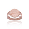 Solid Gold Band Ring — Minimalist Polished Design, 14K/18K Solid Gold