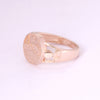 Solid Gold Band Ring — Minimalist Polished Design, 14K/18K Solid Gold