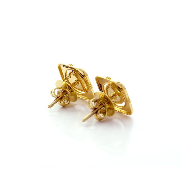 IGI Lab Grown Diamond Round Cluster Stud Earrings — Solid Gold, 0.2ct T.W.