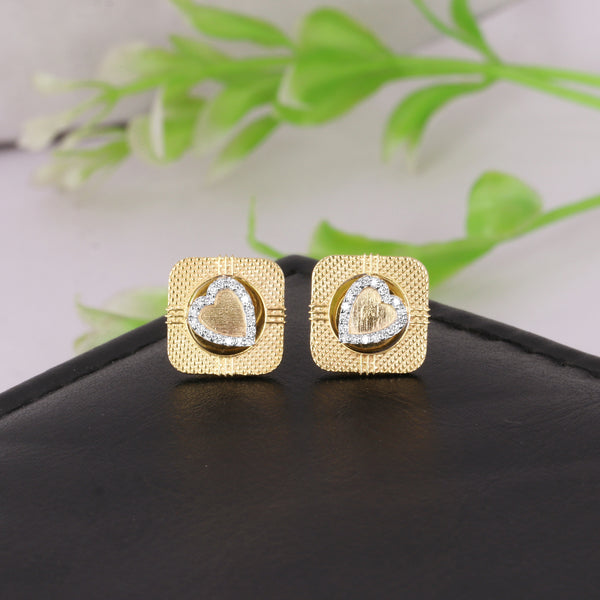 IGI Lab Grown Diamond Round Cluster Stud Earrings — Solid Gold, 0.2ct T.W.