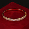 IGI Certified Lab Grown Diamond Wide Gold Bangle — 18K Solid Gold, 3.26 Carat