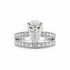 IGI Certified Lab Grown Diamond Pear Halo Ring, 0.60ct tw — 14K/18K Solid Gold