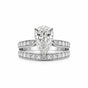 IGI Certified Lab Grown Diamond Pear Halo Ring, 0.60ct tw — 14K/18K Solid Gold