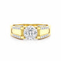 IGI Certified Lab Grown Diamond Round Cluster Ring, 0.60ct tw — 14K/18K Solid Gold