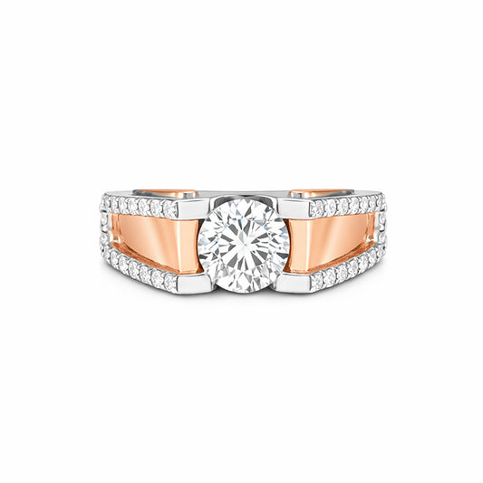 IGI Certified Lab Grown Diamond Round Halo Ring, 0.69ct tw — 14K/18K Solid Gold