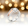 IGI Certified Lab Grown Diamond Round Halo Ring, 0.69ct tw — 14K/18K Solid Gold