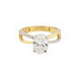 IGI Certified Lab Grown Diamond Oval Halo Ring, 0.24ct tw — 14K/18K Solid Gold