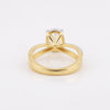 IGI Certified Lab Grown Diamond Oval Halo Ring, 0.24ct tw — 14K/18K Solid Gold