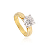 IGI Certified Lab Grown Diamond Round-Cut Solitaire Ring — 18K Solid Gold