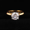 IGI Certified Lab Grown Diamond Round-Cut Solitaire Ring — 18K Solid Gold