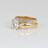 IGI Certified Lab Grown Diamond Round Cluster Ring, 0.24ct tw — 18K Solid Gold