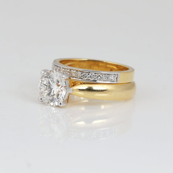 IGI Certified Lab Grown Diamond Round Cluster Ring, 0.24ct tw — 18K Solid Gold