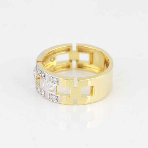 IGI Certified Lab Grown Diamond Round-Cut Pave Cluster Ring — 14K/18K Solid Gold