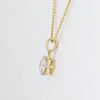 IGI Certified Lab Grown Diamond Round-Cut Solitaire Pendant Necklace — 14K/18K Solid Gold, Adjustable Chain