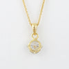 IGI Certified Lab Grown Diamond Round-Cut Solitaire Pendant Necklace — 14K/18K Solid Gold, Adjustable Chain