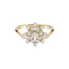 IGI Certified Lab Grown Diamond Oval Halo Ring, 0.24ct tw — 18K Solid Gold