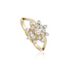 IGI Certified Lab Grown Diamond Oval Halo Ring, 0.24ct tw — 18K Solid Gold
