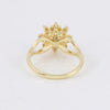IGI Certified Lab Grown Diamond Oval Halo Ring, 0.24ct tw — 18K Solid Gold