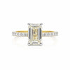IGI Certified Lab Grown Diamond Emerald-Cut Ring — Solid 14K and 18K Gold