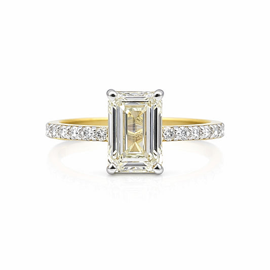 GIA-Style Certified Natural Pink Ruby Round-Cut Ring with Diamond Accents — Solid 14K and 18K Gold