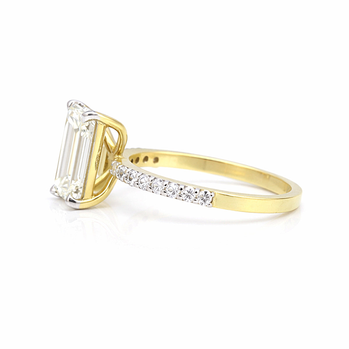GIA-Style Certified Natural Pink Ruby Round-Cut Ring with Diamond Accents — Solid 14K and 18K Gold