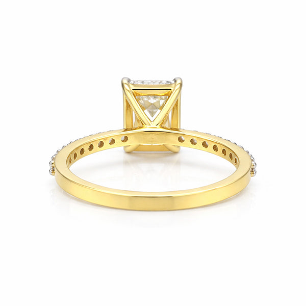 GIA-Style Certified Natural Pink Ruby Round-Cut Ring with Diamond Accents — Solid 14K and 18K Gold