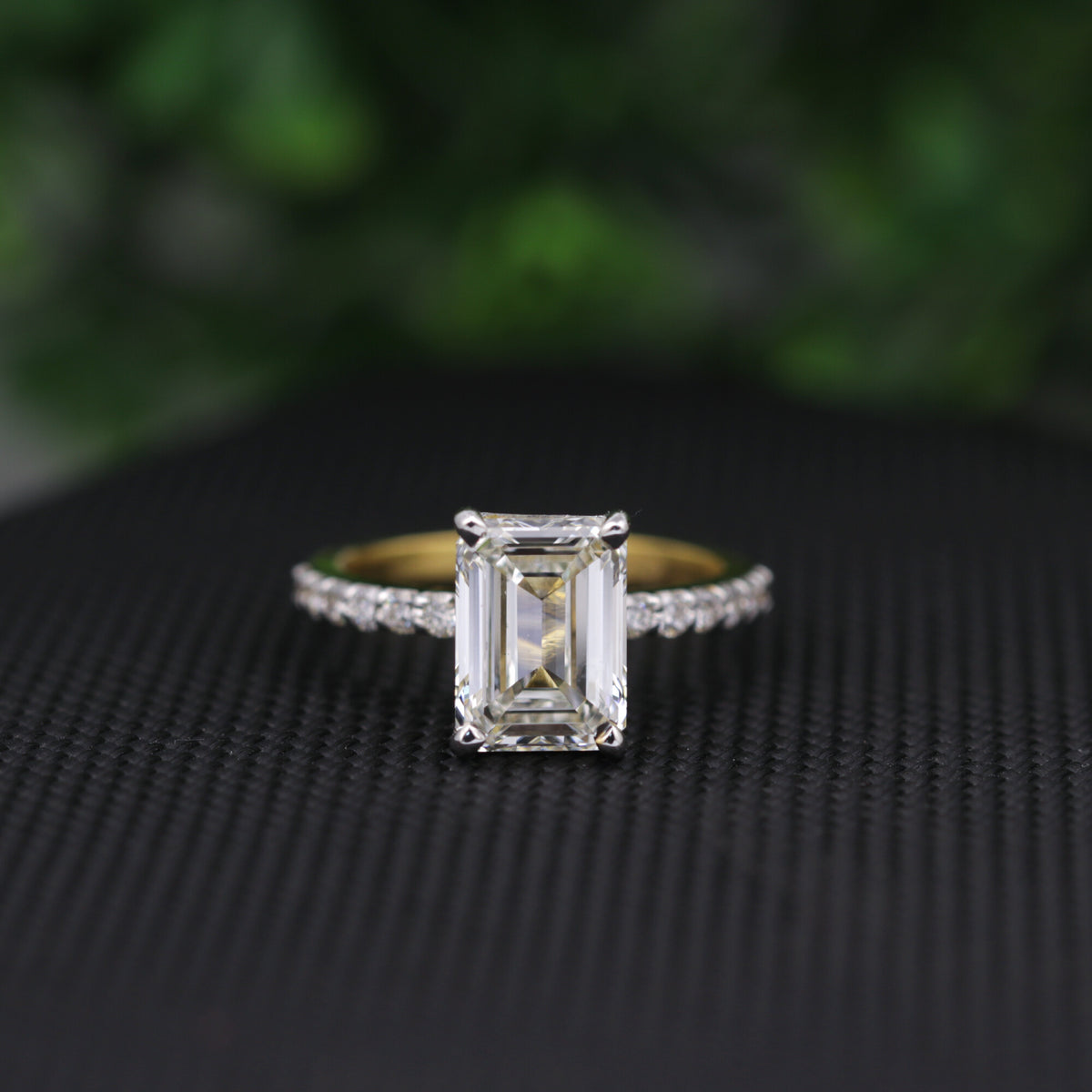 GIA-Style Certified Natural Pink Ruby Round-Cut Ring with Diamond Accents — Solid 14K and 18K Gold
