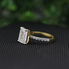 IGI Certified Lab Grown Diamond Emerald-Cut Ring — Solid 14K and 18K Gold
