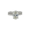 IGI Certified Lab Grown Diamond Oval Halo Ring, 0.79ct tw — 14K/18K Solid Gold