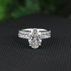 IGI Certified Lab Grown Diamond Oval Halo Ring, 0.79ct tw — 14K/18K Solid Gold