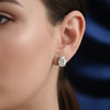 IGI Certified Lab Grown Oval-Cut Diamond Stud Earrings — 18K Solid Gold