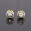 IGI Lab Grown Diamond Round Cluster Stud Earrings — Solid Gold, 0.33ct T.W.