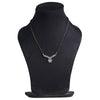 IGI Certified Lab Grown Diamond Round-Cut Pave Cluster Pendant Necklace — 14K/18K Solid Gold, Adjustable Chain