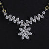 IGI Certified Lab Grown Diamond Round-Cut Pave Cluster Pendant Necklace — 14K/18K Solid Gold, Adjustable Chain