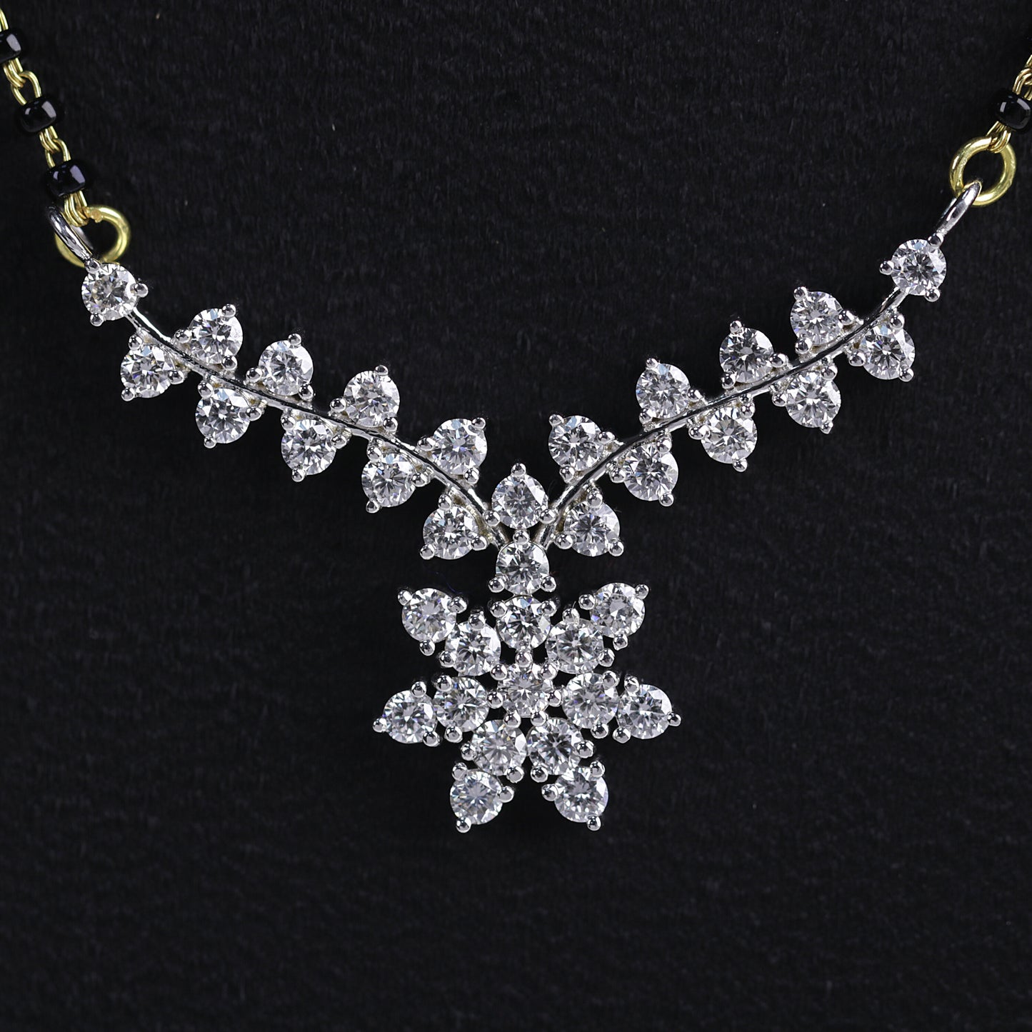 IGI Certified Lab Grown Diamond Round-Cut Pave Cluster Pendant Necklace — 14K/18K Solid Gold, Adjustable Chain