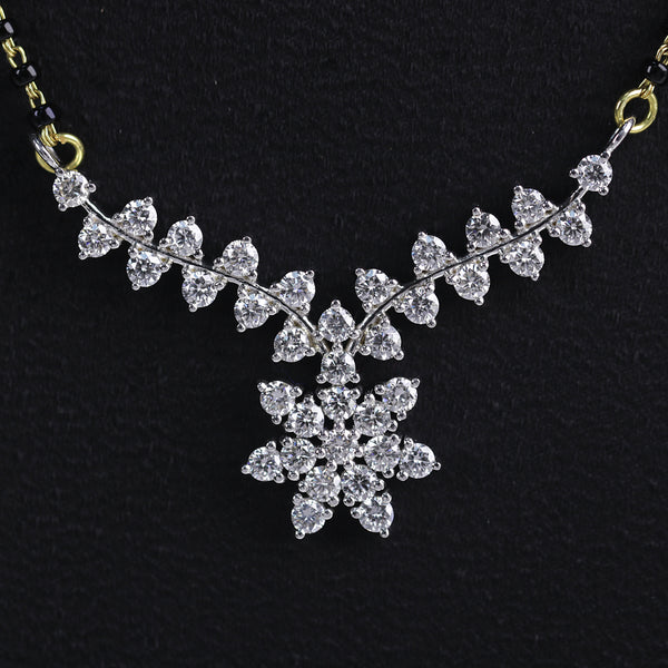 IGI Certified Lab Grown Diamond Round-Cut Pave Cluster Pendant Necklace — 14K/18K Solid Gold, Adjustable Chain