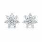 IGI Certified Lab Grown Diamond Round-Cut Pave Cluster Ring — 14K/18K Solid Gold