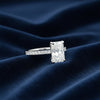 IGI Certified Lab Grown Diamond Emerald-Cut Ring — Solid 14K and 18K Gold